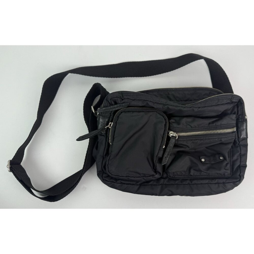 EigenPost Crossbody Travel Purse Bag Black‎ Lightweight Pockets Adjustable Strap